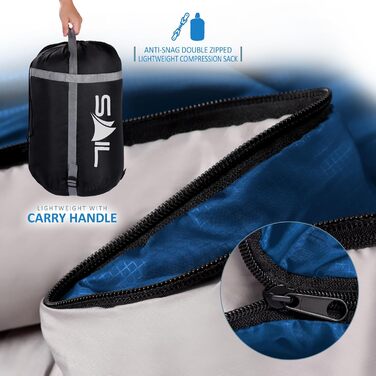 Спальний мішок SAIL Buddy блакитний