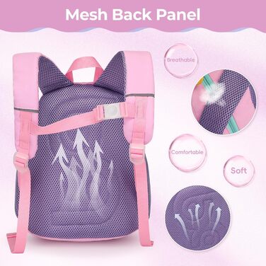 Дитячий рюкзак PROTAURI для школи, садочка та подорожей: рюкзак з малюнком тварин для дітей 3-5 років