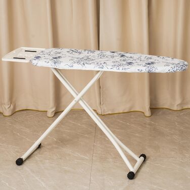 Чохол для прасувальної дошки Umiin, 115 x 35 см, бавовняний верх, 6 мм повстяна підкладка, принт 'Квіти та птахи'