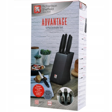 Набір ножів у підставці Richardson Sheffield Advantage, 5 предметів
