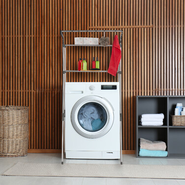 Relaxdays Washing Machine Shelf Metal