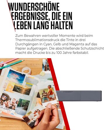 Canon Selphy QX20: Портативний принтер для фотографій з Wi-Fi, термосублімаційний друк, USB-C зарядка, сірий (без чорнил/паперу)