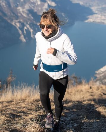 Водонепроникний поясний ремінь для телефону WATERFLY - спортивна сумка для бігу, джогінгу, фітнесу (Dunkelblau)