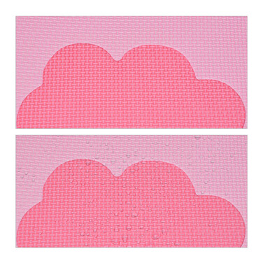 Relaxdays 34-piece puzzle playmat with border and designs