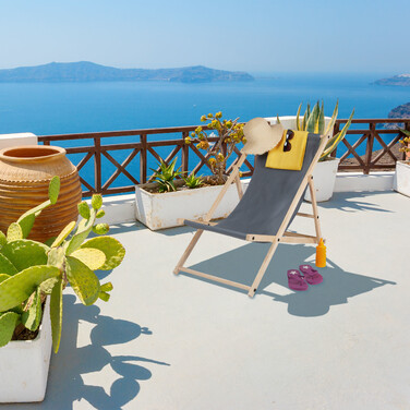 Relaxdays Folding Wooden Lounge Chair