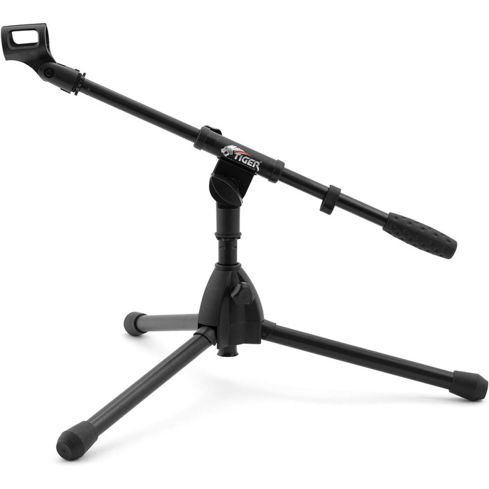 Стійка для мікрофона TIGER MCA49-BK для бас-бочки та гітарного комба - низька підставка, тринога