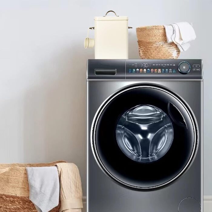 Кошик для порошку Theo&Cleo 6.5L, металева коробка для порошку, контейнер для корму для собак та котів, кавових зерен (Матовий бежевий)
