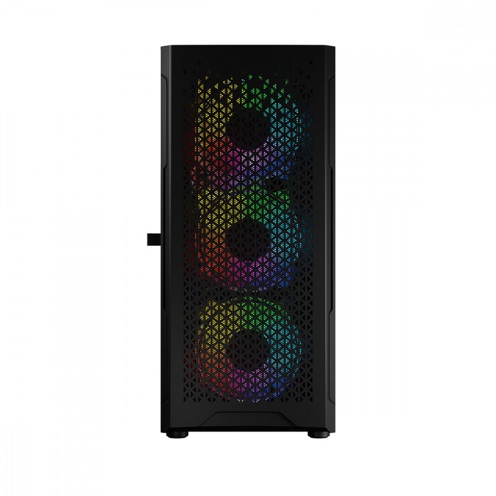 Ігровий комп'ютерний корпус Logic Aramis ARGB MIDI, чорний, 4 вентилятори