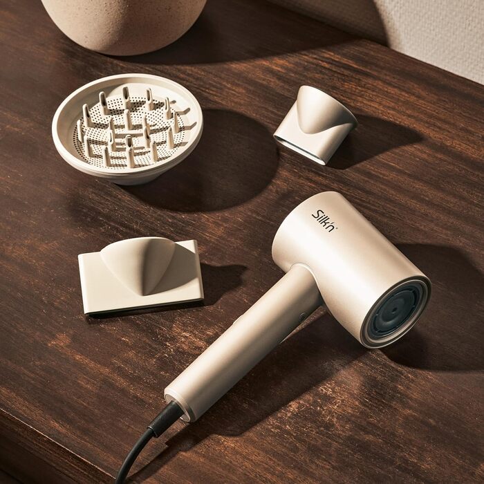Фен Silk'n SilkyAir Pro з безщітковим мотором та іонізацією - преміум якість, колір шампань