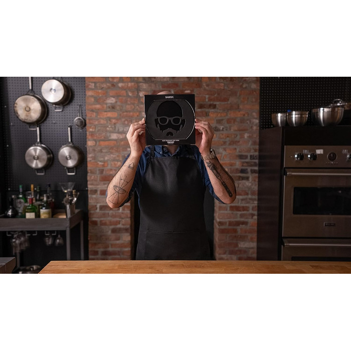 Каструля Babish Tri-Ply з нержавіючої сталі з кришкою, 12 л, підставка 20 см