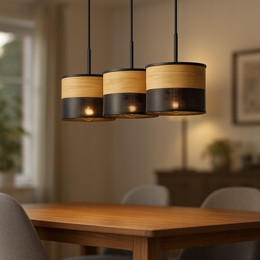 Підвісна люстра Luxolar 497 на 3 цоколі E27