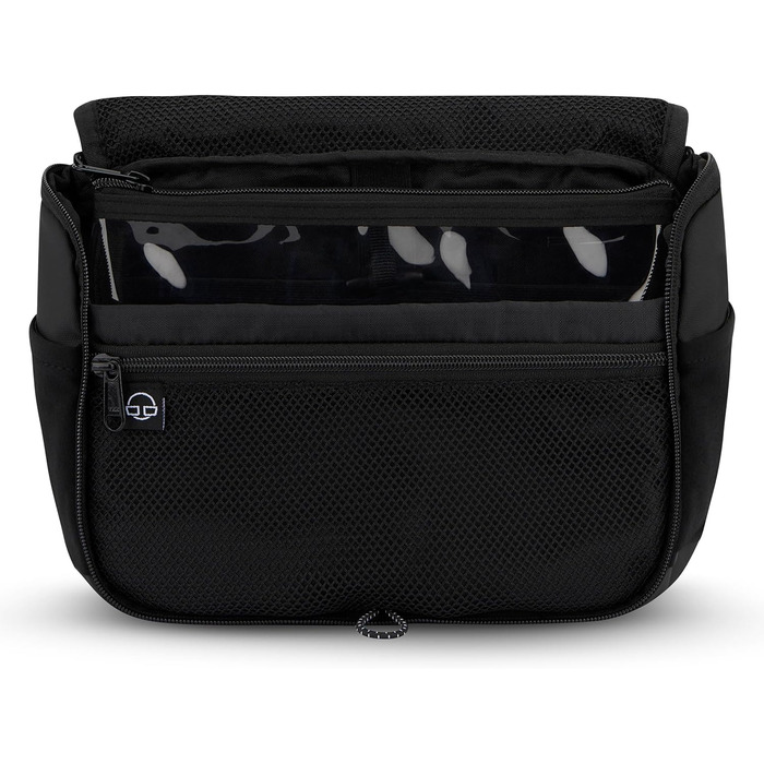 Чоловіча та жіноча косметичка Johnny Urban Kulturtasche Logan чорного кольору - велика, для подорожей, з прозорим кишенькою для рідин (ручна поклажа)