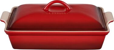Каструля LeCreuset з керамічним покриттям, червона