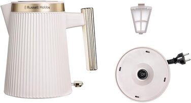 Електричний чайник Russell Hobbs Brontë Stone 1.7L 2400W з матовим дизайном та золотистими акцентами