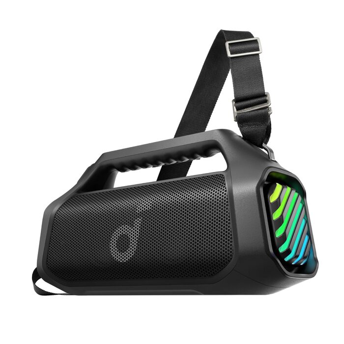 Портативна Bluetooth колонка soundcore Boom 2 Pro 140 Вт, IP68, RGB підсвітка, Powerbank, BT 5.3