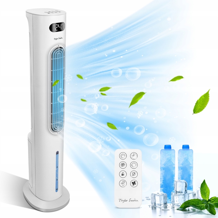 Колонний вентилятор Taylor Swoden B30101I3E, білий