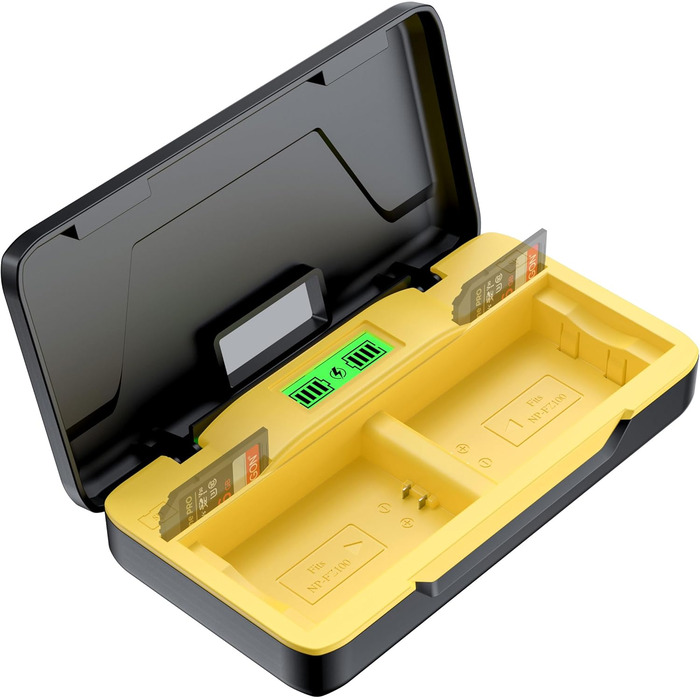 Зарядний пристрій ENAGON NP-FZ100 20W PD з LCD-дисплеєм для Sony Alpha (A7, A9, A7R, FX3, FX30)