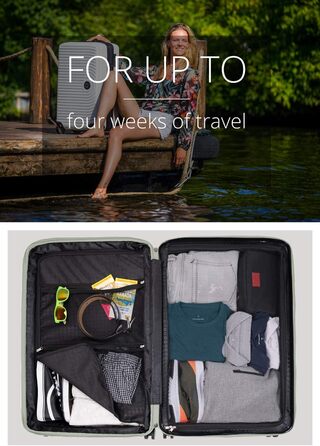 Чемодан Hartschalenkoffer Mitte - великий, TSA, 4 колеса, 77 см, 130 л, м'ятний колір