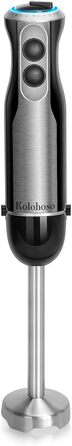 Стабілізатор Kolohoso 4-в-1: блендер, пюрірувальник, міксер, подрібнювач, 1000W, чорний