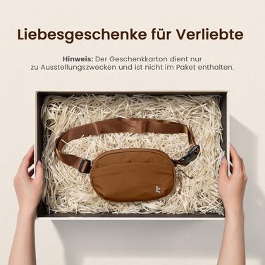 tomtoc жіноча поясна сумка-слінг з RFID захистом, 1.5 л, зелений (карамель)