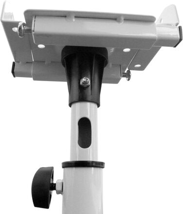 Металеві підставки для колонок (2 шт) - регульовані, з кабельною організацією, білий, модель BS16W