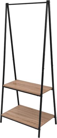 WOLTU Coat Rack Clothes Rack with Shelf Laundry Rack with Shoe Shelf Clothing Stand Shelves Bedroom