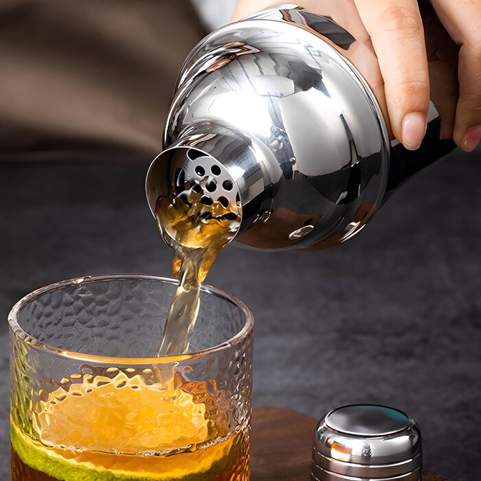 Набір для приготування коктейлів Retoo, нержавіюча сталь, 750 мл, 6 предметів, професійний барний аксесуар для дому та бару