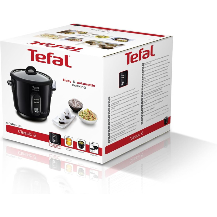Мультиварка Tefal RK8121 45 в 1 з LCD-дисплеєм, 5л, нержавіюча сталь + Книга рецептів
