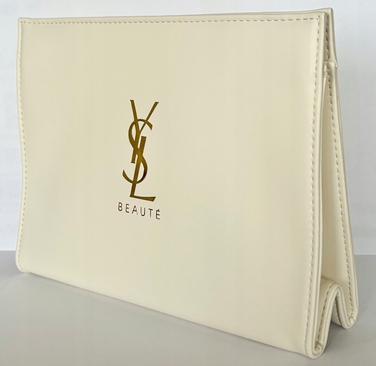 Велика косметичка Yves Saint Laurent (Large Pouch), біла