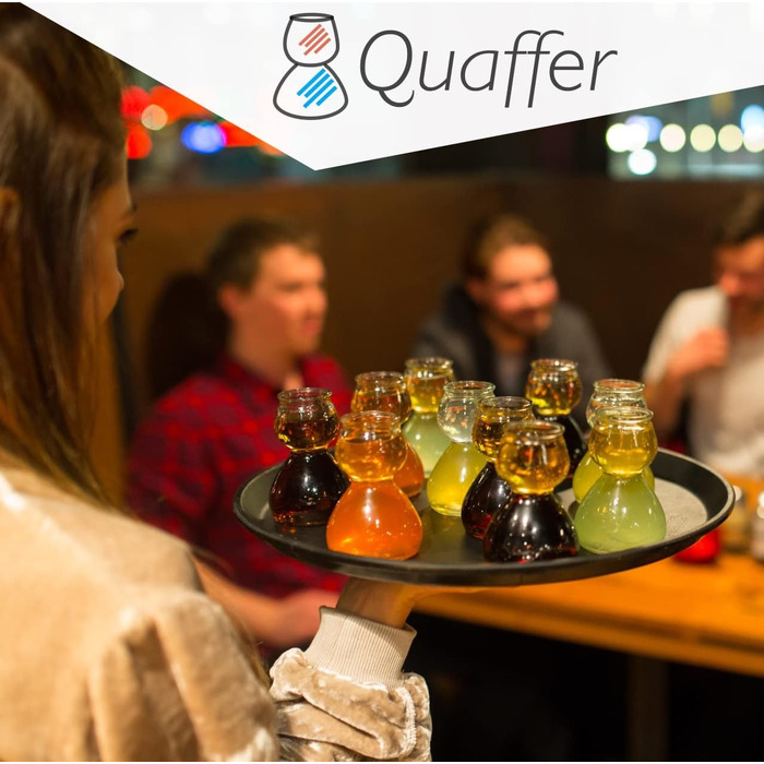 Набір склянок для шоту Quaffer Double Bubble Anchor Hocking 4 шт (1.25oz + 2.25oz) - прозорі склянки для коктейлів