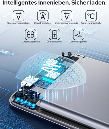 Магнітний Power Bank для iPhone з підтримкою MagSafe 5000mAh, зовнішній акумулятор з бездротовою зарядкою та USB-C, сріблястий
