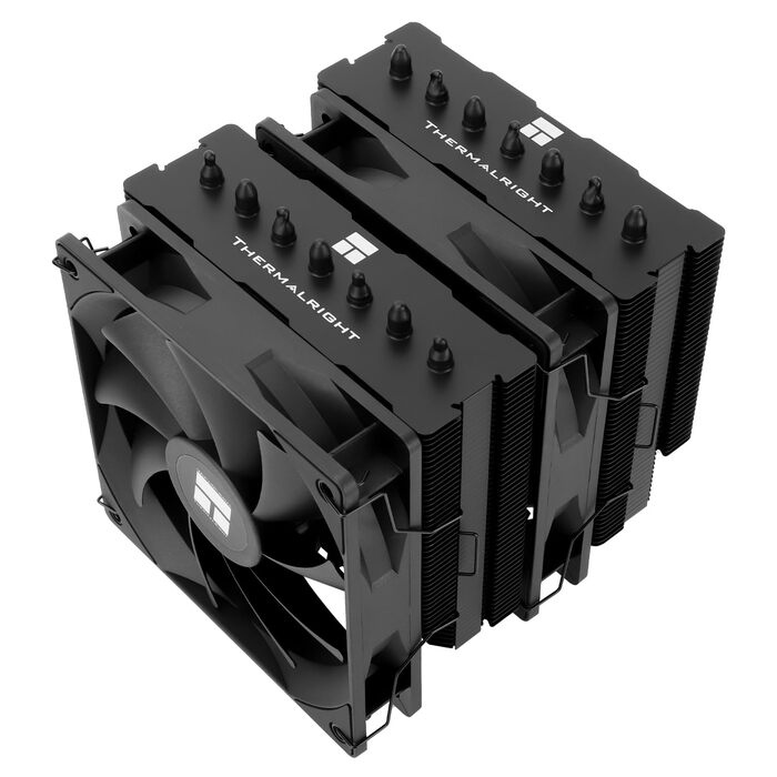 Thermalright Phantom Spirit 120 SE BLACK - Кулер для CPU з 7 Heatpipes, 2 x 120mm PWM вентилятори, AM4/AM5/Intel LGA1851/1700/1150/1151/1200