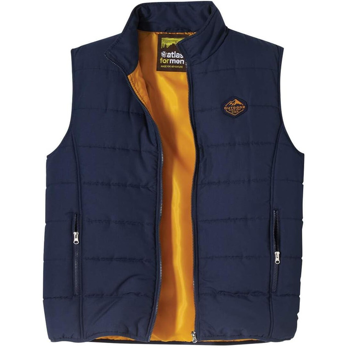 Жилет чоловічий ATLAS FOR MEN великих розмірів (M-5XL), темно-синій