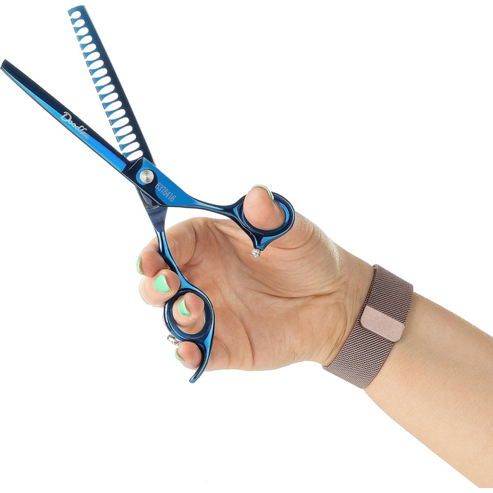 Ножиці Mikki Doodle для грумінгу собак та цуценят, 16,5 см - професійні ножиці для вирівнювання та стрижки шерсті