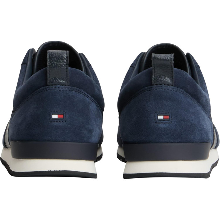 Кросівки Tommy Hilfiger чоловічі Runner Iconic з шкіри та замші, синій, 43 EU