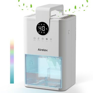 Електричний осушувач повітря Airelax 1000 мл з автовимкненням, тихий, для підвалу, спальні, ванної кімнати