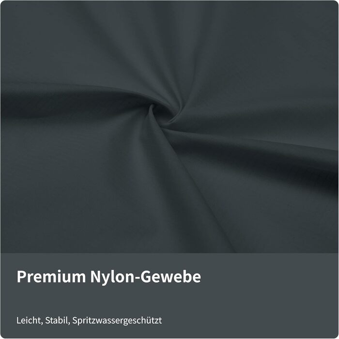 Органайзер для валізи Cipway, 5 частин: кубики для одягу, нейлон, сірий. Підходить для ручної поклажі