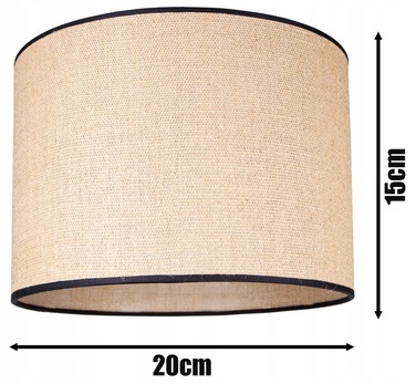 Підлогова лампа Glimex Modern E27 60 Вт, бежевий, коричневий, чорний