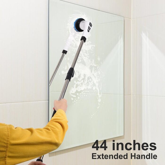 Електричний дріб для миття з 8 насадок, бездротовий дріб для душу, регульована ручка для ванної, кухні