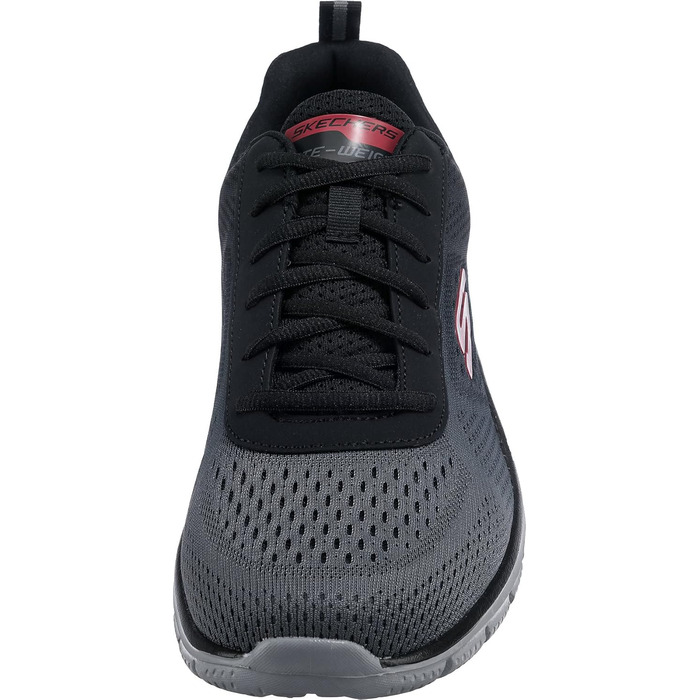 Чоловічі кросівки Skechers Track Ripkent: чорний колір, сіра вставка