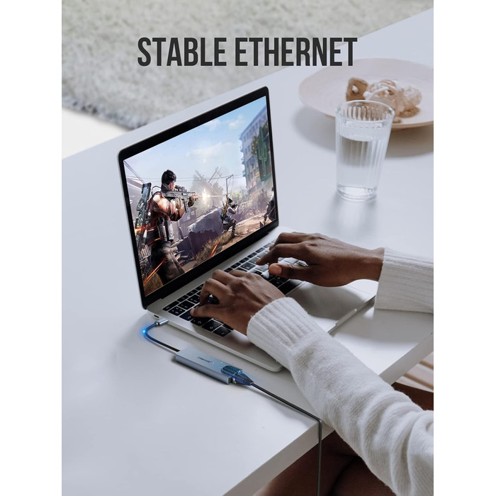 Lemorele Док-станція 12-в-1 з USB-C: 10Gbps, Dual 4K HDMI, VGA, USB 3.1/2.0, 100W PD, SD/TF, Audio - для Windows, MacBook, Dell