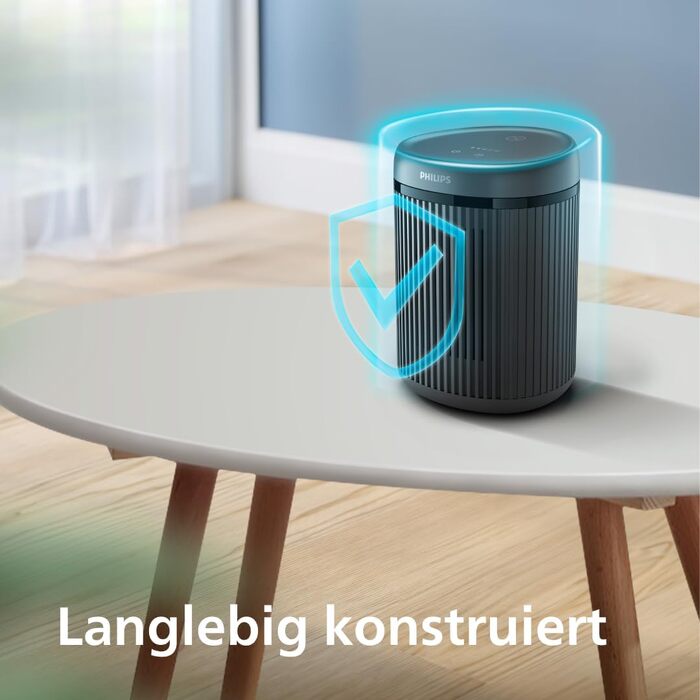 Керамічний тепловентилятор-обігрівач Philips Smart 5000 серії, 2000 Вт, чорний