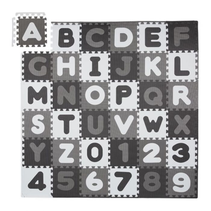 Relaxdays Puzzle Mat ABC and Numbers
