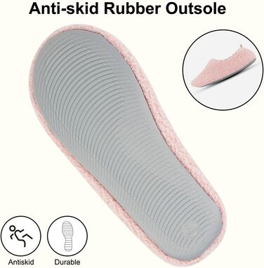 OFFCUP Теплі жіночі халати-халати з піни з пам'яті, халати для дому зимові, бавовняні халати з плюшем, халати для дому всередині та зовні (Рожевий 37 38)