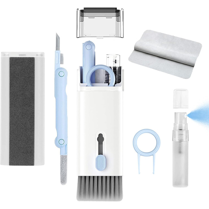 Набір для чищення електроніки 7 в 1: клавіатура, ноутбук, Airpods, телефон, монітор