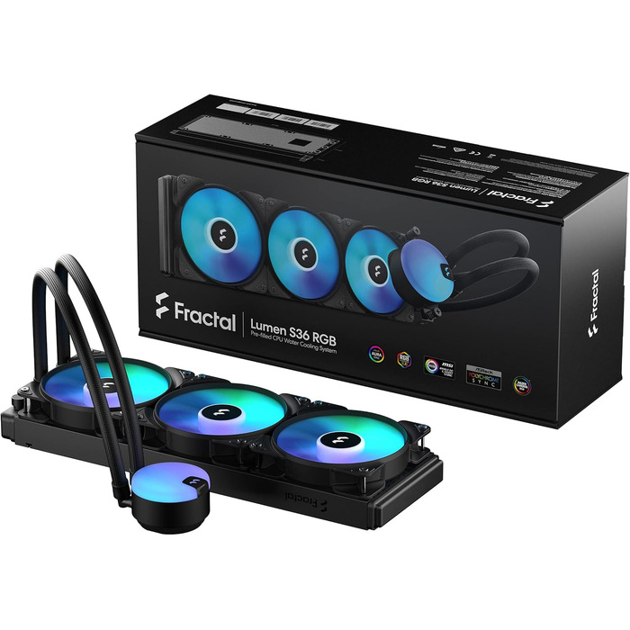 Система водяного охолодження Fractal Design Lumen S24 v2 RGB 240mm (S36 RGB)
