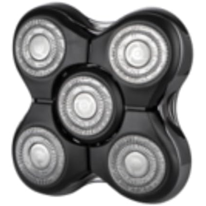 Електричний голкоструг Remington Glatzen-Rasierer XR1600 для чоловіків (5 голкових головок, турбо-функція, бездротовий, чорний)