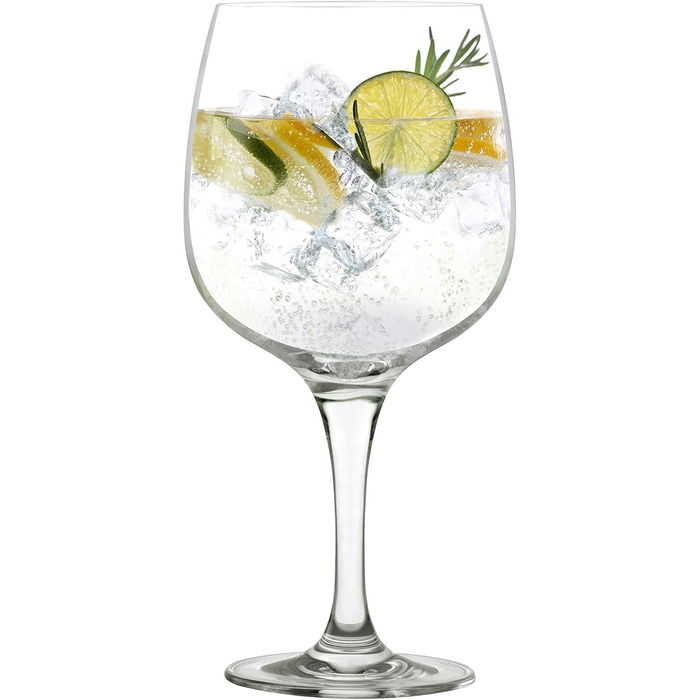Stölzle Lausitz Gin Tonic Glasses Set 755ml | 6-Piece Cocktail Glasses Made of Lead-Free Crystal Glass | Large Balloon Glasses, 6 Pieces, Shatterproof | Highball Glasses, High Quality & Dishwasher Safe
