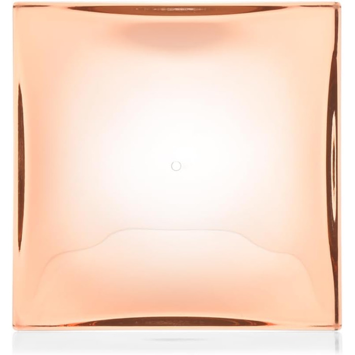 Kartell Boxy Toothbrush Holder, Plastic, Transparent, 7 x 7 x 12 cm (Soap Dish, Rosa Nude)