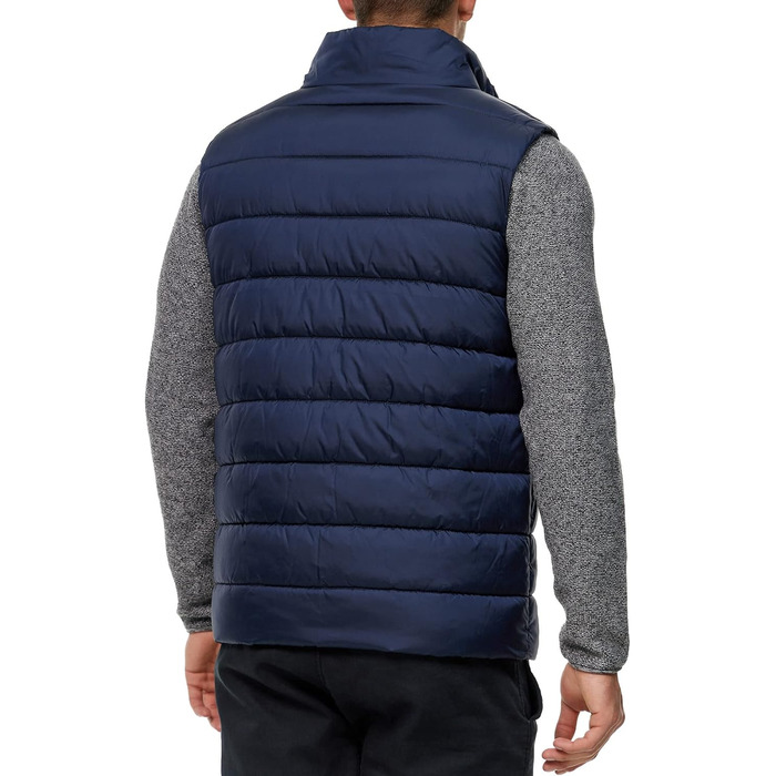 Чоловіча степкова жилетка Indicode Gibbon з коміром-стійкою | Чоловіча жилетка, брендова жилетка для чоловіків, чорний колір